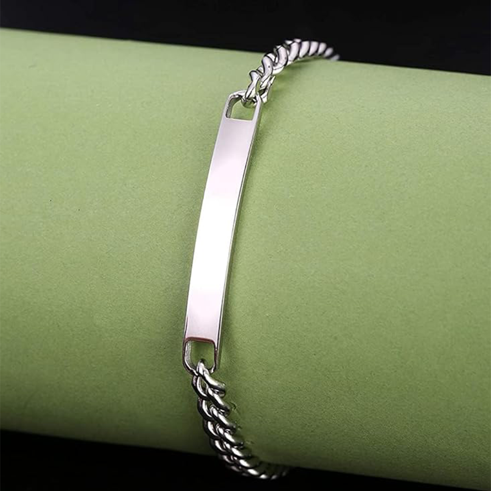 Bracelet SS Material 8mm - Silver