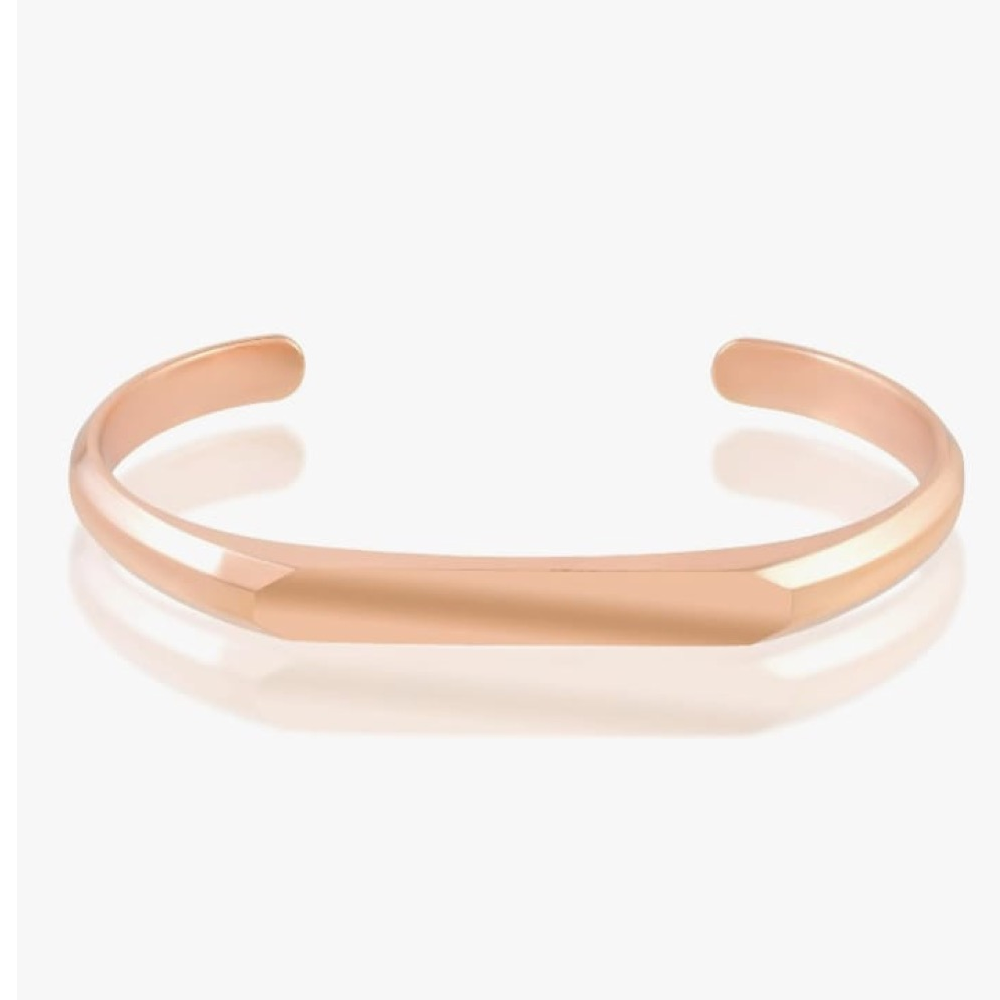 Half Kada Flat For Engrave - Golden