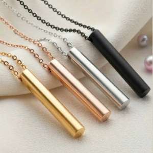 Bar Pendant Round for Engrave