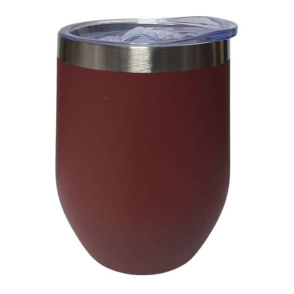 Black Stainless Steel Wine Tumbler for Engrave - Wine