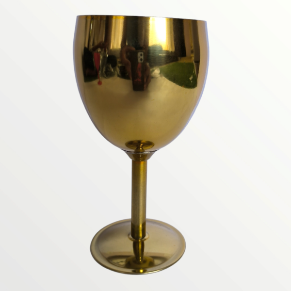 Wine Glass for Engrave - Golden