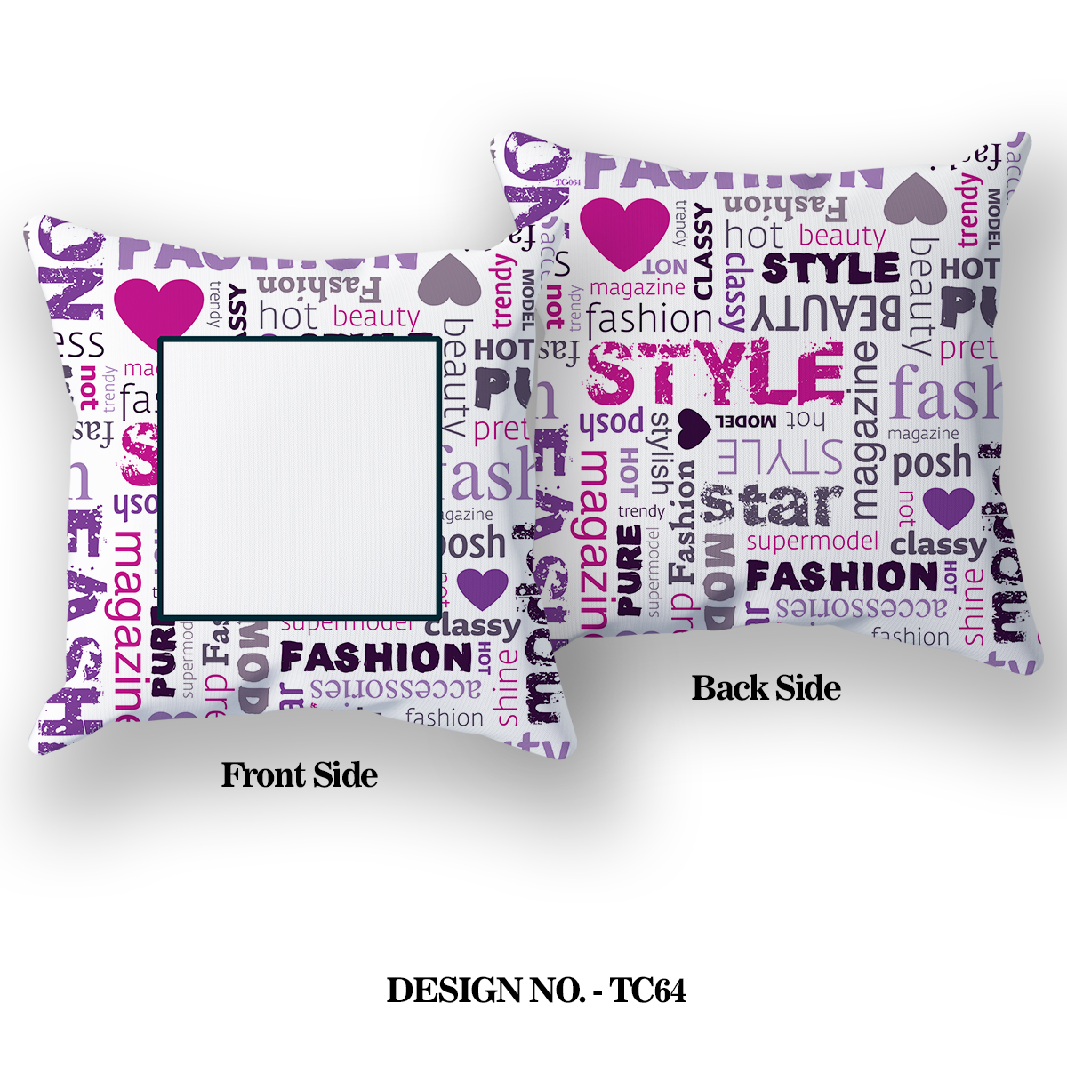 Beauty Style Fashion Printed Pillow TC064