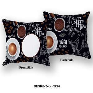 Coffee Time Printed Pillow TC066
