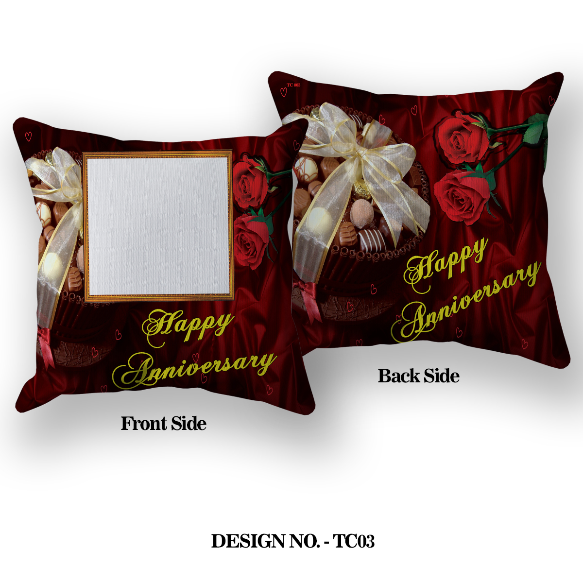 HAPPY ANNIVERSARY Printed Pillow TC003