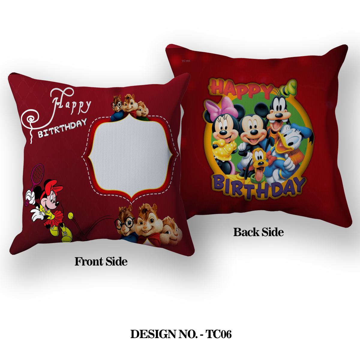 HAPPY BIRTHDAY Printed Pillow TC006