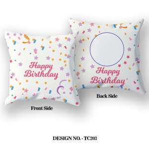 HAPPY BIRTHDAY Printed Pillow TC203