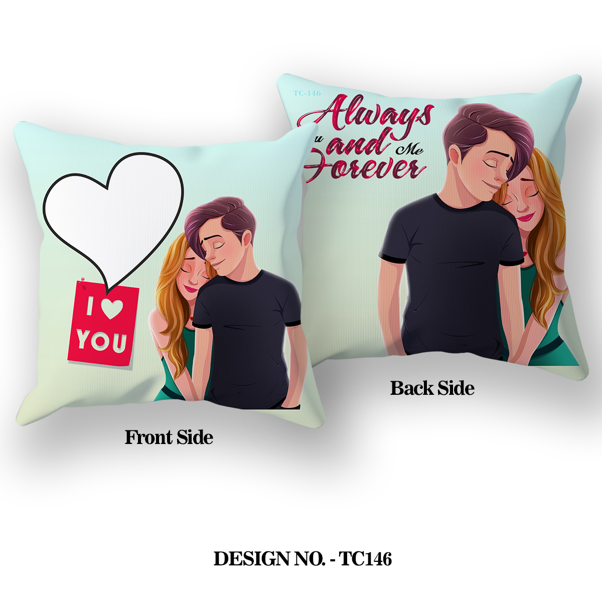 LOVE YOU FOREVER PRINTED Pillow TC146
