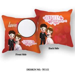 LOVE YOU FOREVER PRINTED Pillow TC172