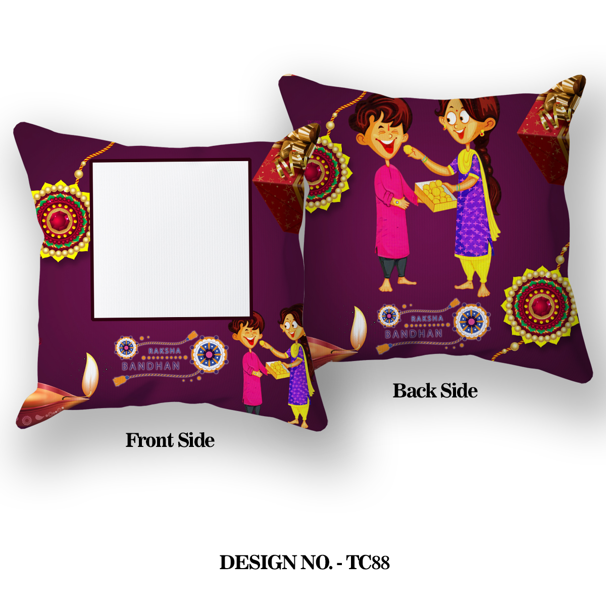 RAKSHA BANDHAN Printed Pillow TC088
