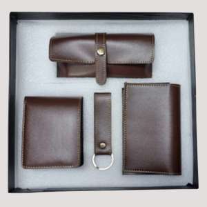 Men's 4pc blank Combo set Faux Leather