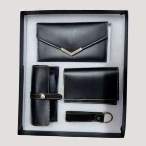 Women's 4pc blank Combo set Faux Leather