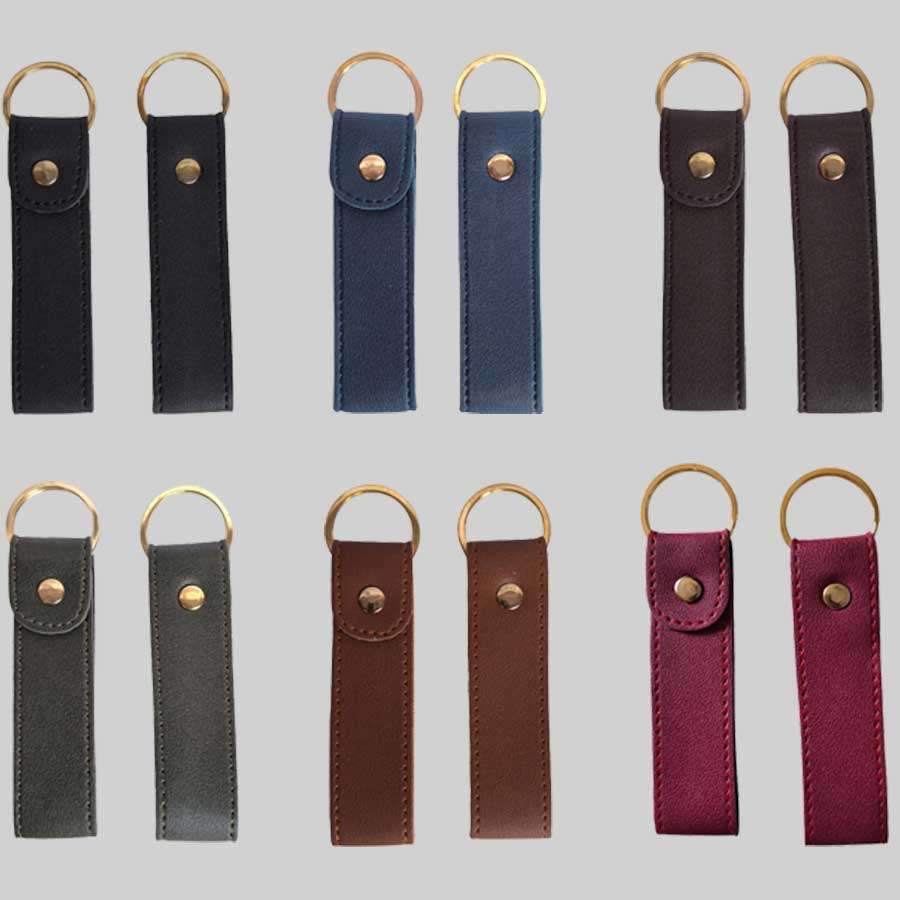 Keychain Imported Leather