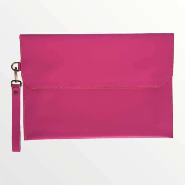 Laptop Sleeve Faux Leather - Pink