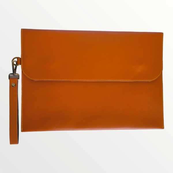 Laptop Sleeve Faux Leather - Tan
