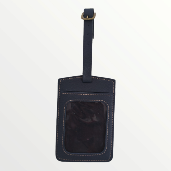 Luggage Tag Bangkok Leather - Blue