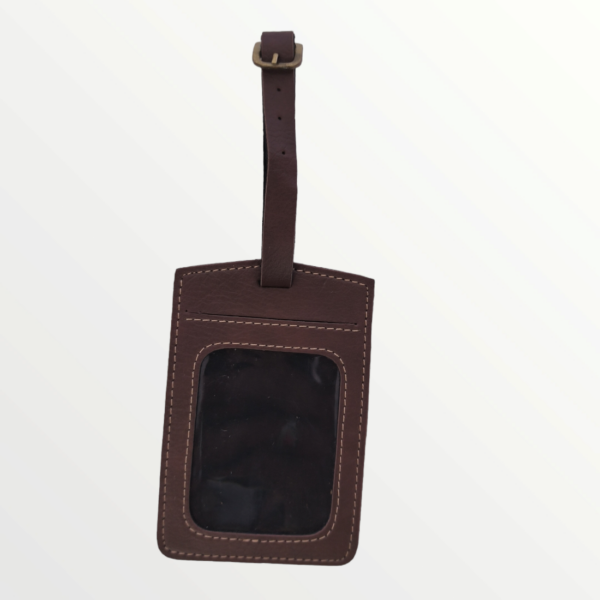 Luggage Tag Bangkok Leather - Brown