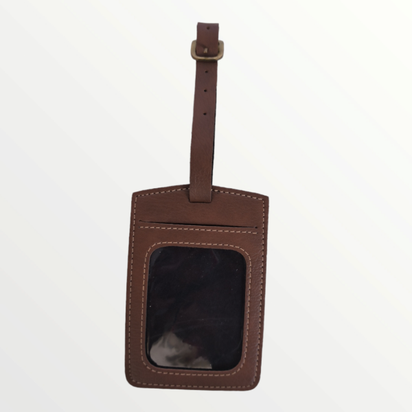 Luggage Tag Bangkok Leather - Tan
