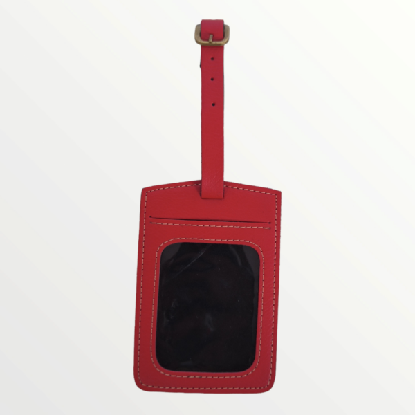 Luggage Tag Bangkok Leather - Wine