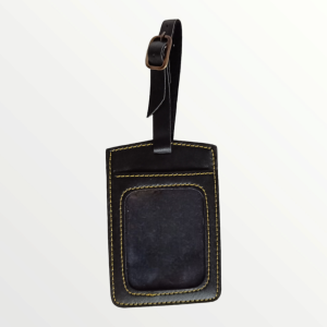 Luggage Tag Faux Leather