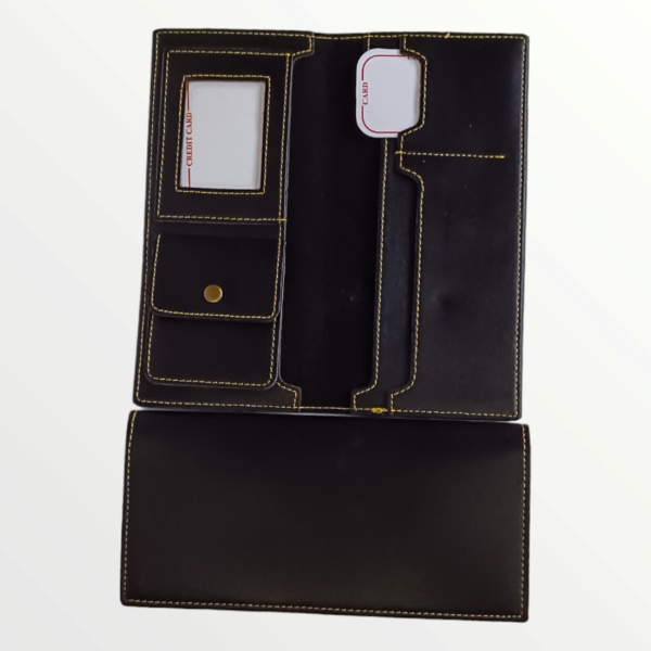 Travel Organiser Faux Leather - Black