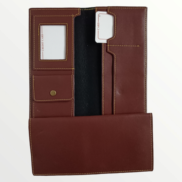 Travel Organiser Faux Leather - Brown