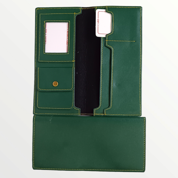 Travel Organiser Faux Leather - Olive