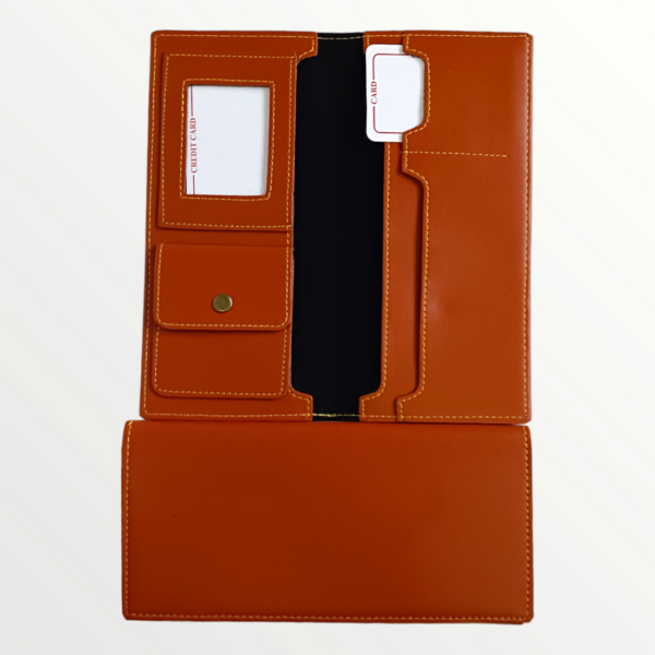 Travel Organiser Faux Leather - Tan