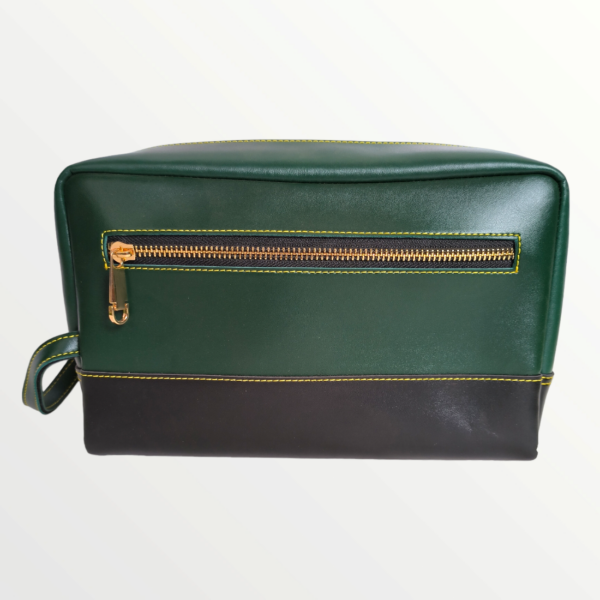 Utility Pouch Flux Leather - Olive