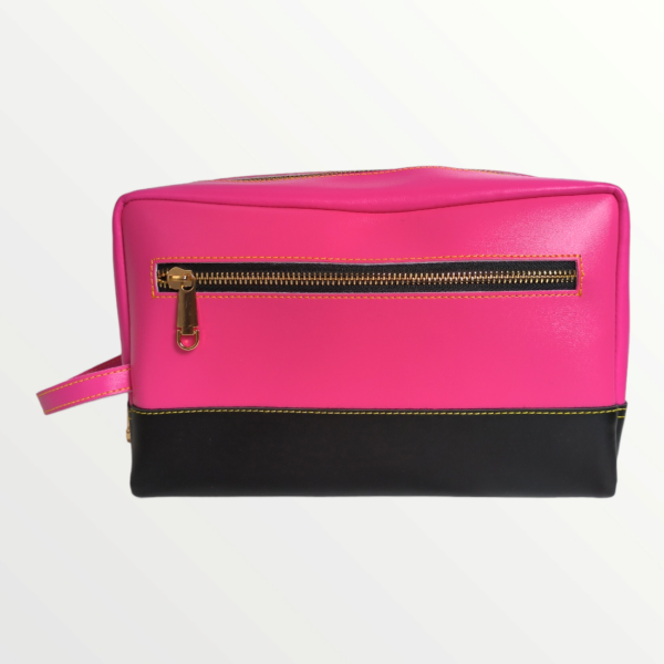Utility Pouch Flux Leather - Pink