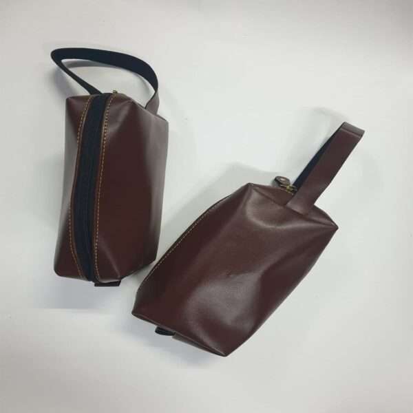 Utility Pouch Small Flux Leather - Brown