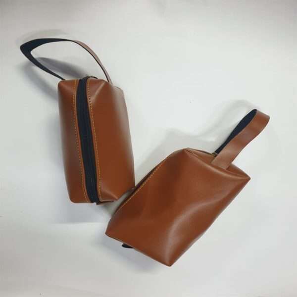 Utility Pouch Small Flux Leather - Tan