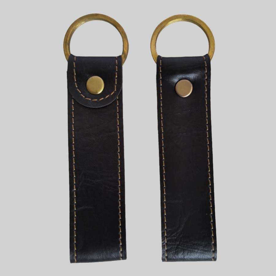 Keychain Bangkok Leather - Black
