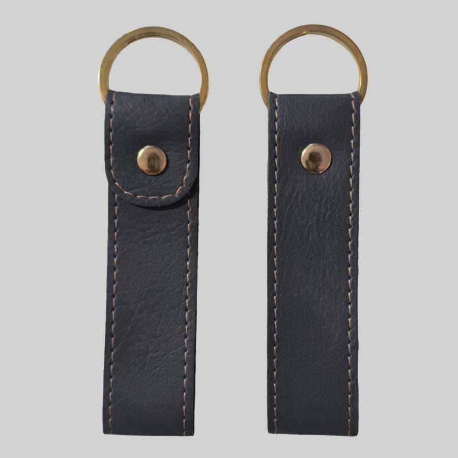 Keychain Bangkok Leather - Gray