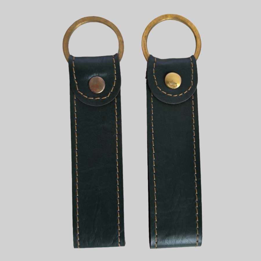 Keychain Bangkok Leather - Olive