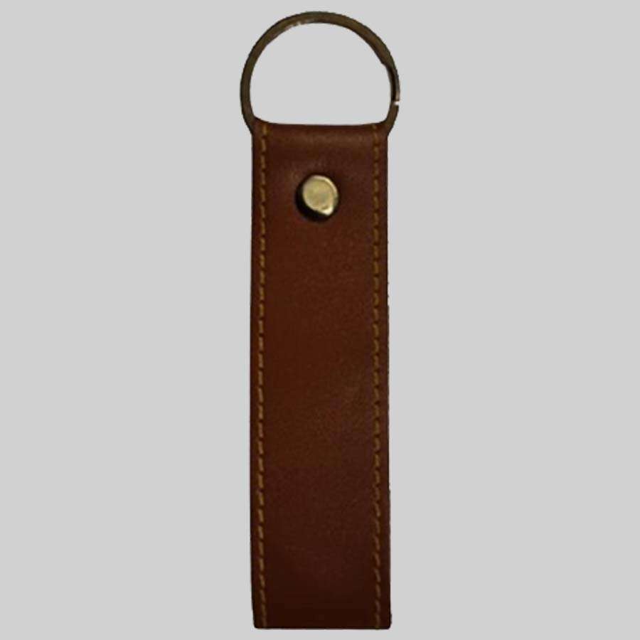 Keychain Faux Leather - Wine