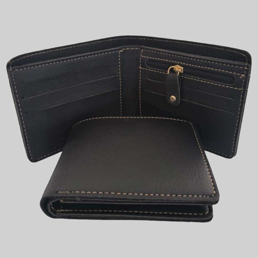 Men's Bangkok Leather Wallet - Black