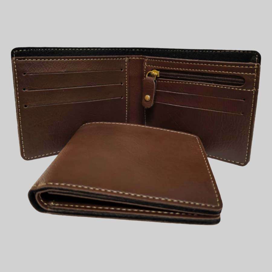 Men's Bangkok Leather Wallet - Brown