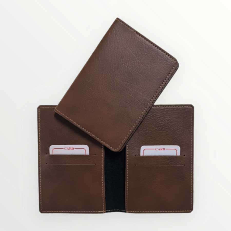 Passport Cover Bangkok Leather - Brown