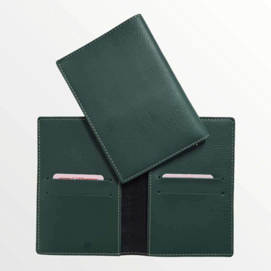 Passport Cover Bangkok Leather - Olive