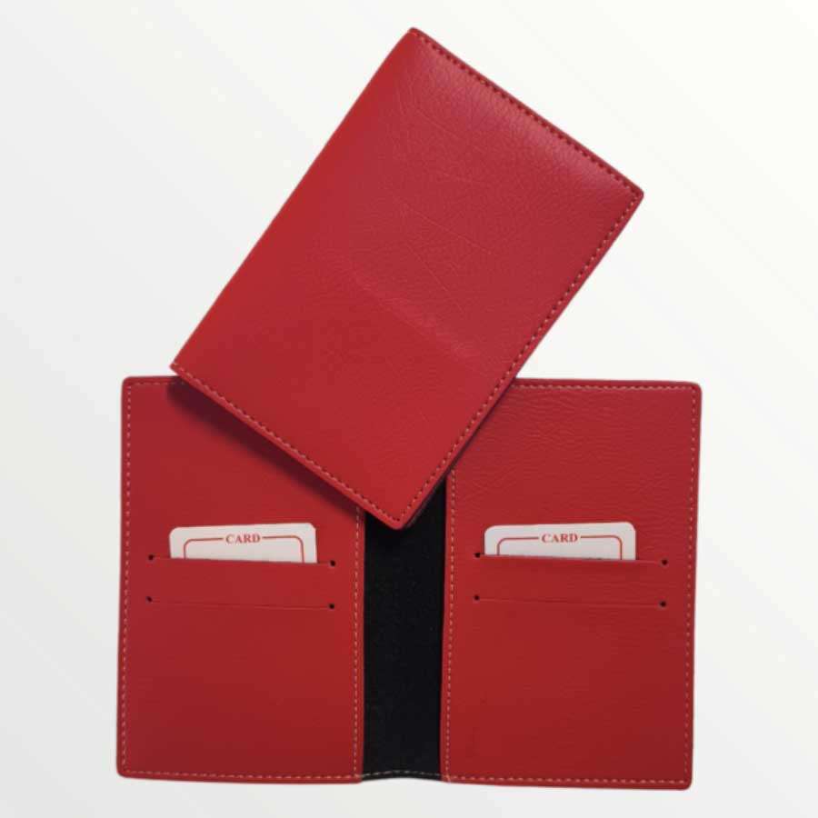 Passport Cover Bangkok Leather - Wine