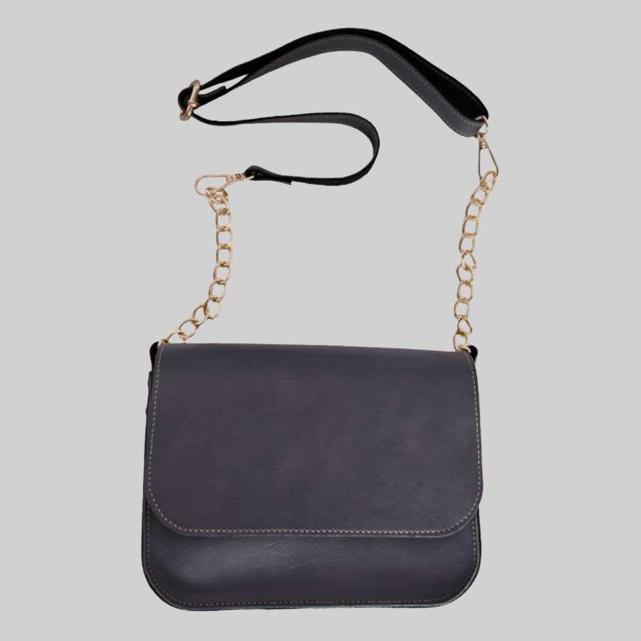 Sling Bag Bangkok Leather - Gray