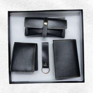 Men's 4pc blank Combo set Faux Leather