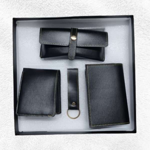 Men's 4pc blank Combo set Faux Leather