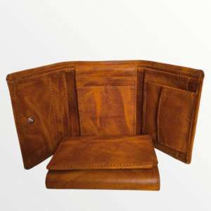 Men's 3 Fold Leather Wallet