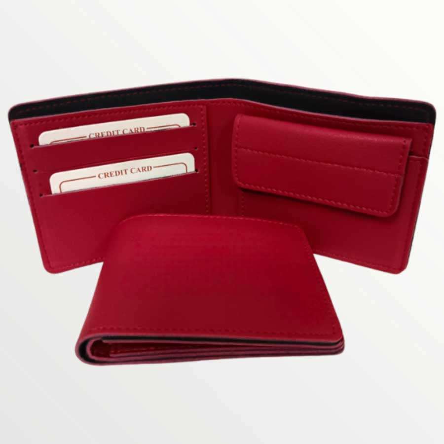 Men's Imported Leather Wallet - Wine