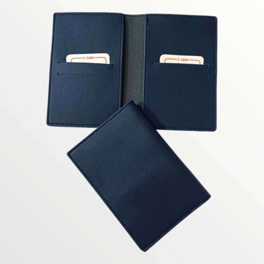 Passport Cover Imported Leather - Blue