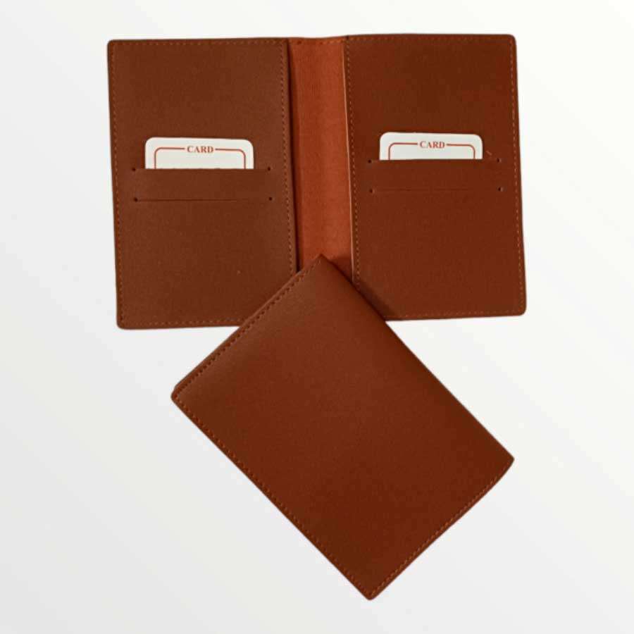 Passport Cover Imported Leather - Tan