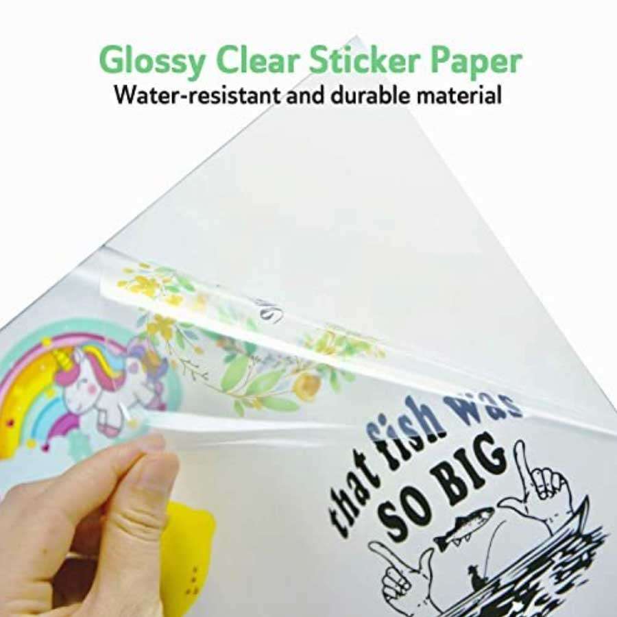 A4 inkjet transparent Sticker Sheet (50pc)