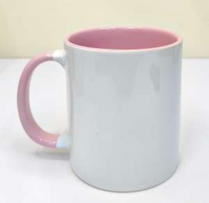 3 Tone Pink Ceramic Mug (Local Pickup Only)