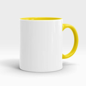 3 Tone Yellow Ceramic Mug (Local Pickup Only)